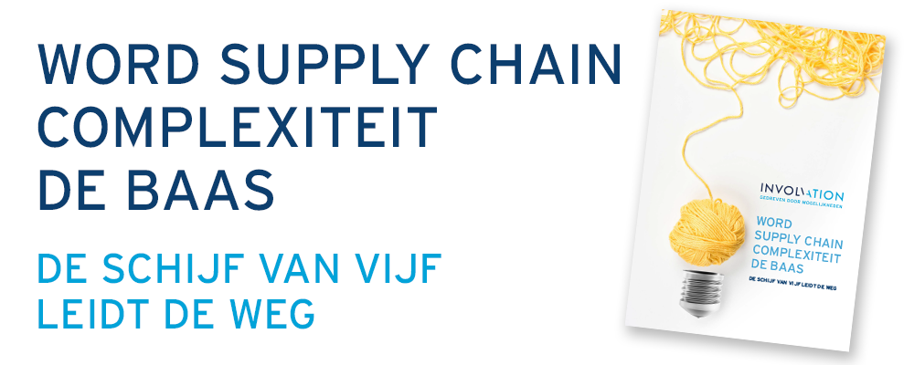 Word supply chain complexiteit de baas: de schijf van vijf leidt de weg.