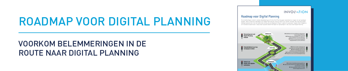 Roadmap voor Digital Planning, voorkom belemmeringen